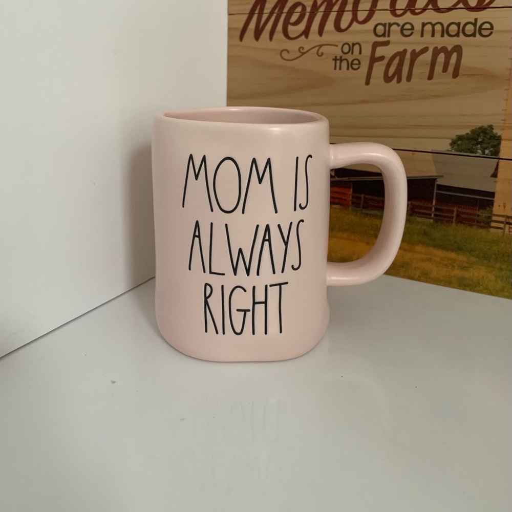 Rae Dunn Mom Is Always Right mug